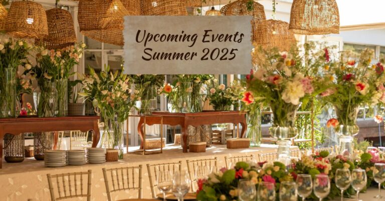 Upcoming Events Summer 2025